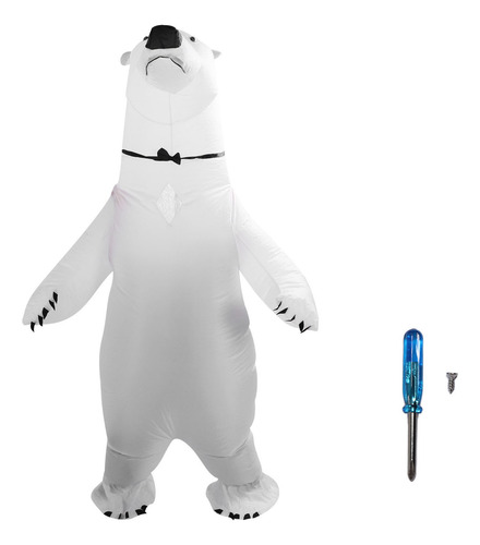 Disfraz De Oso Inflable Inflable Para Navidad