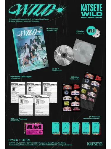 Katseye - Álbum Wild (1 Unidade) Aleatório | MercadoLivre