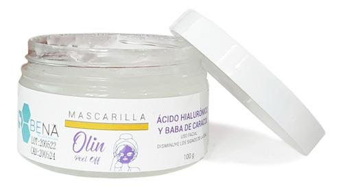 Mascarilla Peel Off Acido Hialuronico Baba De Caracol Bena C