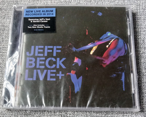 Cd Jeff Beck - Live + Nuevo Sellado En Stock