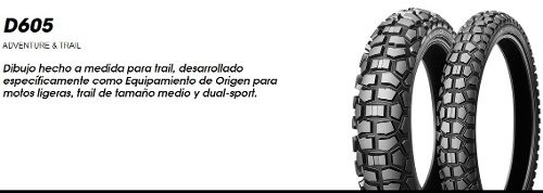 Imagen 3 de 6 de Dunlop 120 80 18 D605 C/envio Gratis Tornado Tenere 2tboxes