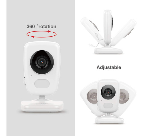 Axvue Video Baby Monitor, Monitor De Pantalla De 5.0 Y 2 Cá