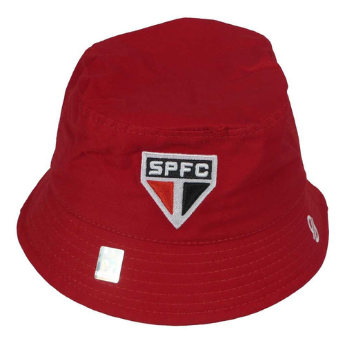 Chapéu São Paulo Bucket Spfc Tricolor - Licenciado Vermelho