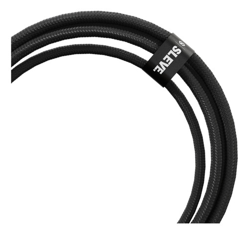 Cable Cargador Sleve Line X Usb Tipo C A Tipo C Black