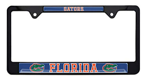 Marco De Placa De Licencia Negra De Florida Gators