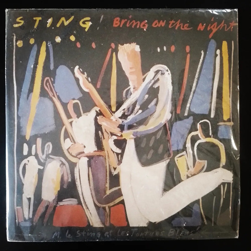 Vinilo Sting - Bring On The Night - 1986 - Exc - Doble