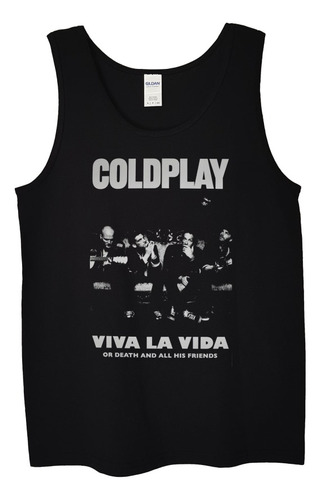 Polera Musculosa Coldplay Viva La Vida Or D Rock Abominatron