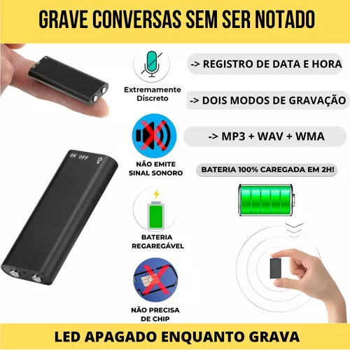 USB Grabadora De Voz Audio Digital Portatil 15 Horas Mini Grabadora De Voz  Espia