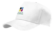 Comprar Gorras Poliester 5 Gajos F3 Blanca Logo Full Color
