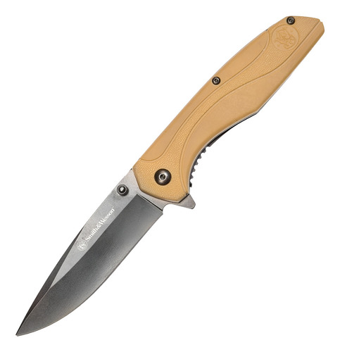 Navaja Plegable Drop Point Coyote Marca Smith&wesson