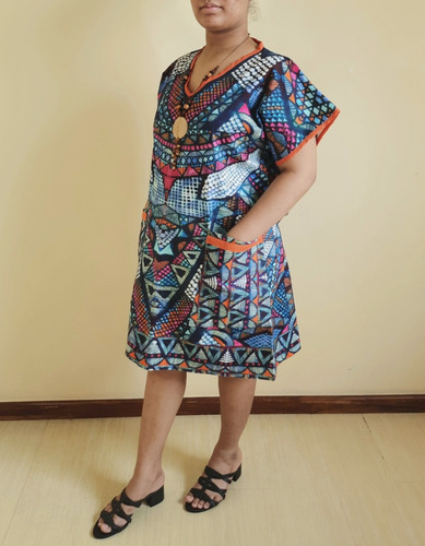 Imagem 3 de 5 de Vestido Feminino Curto Tecido Lícia