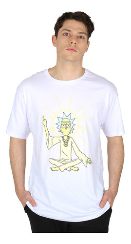 Remera Urbo Rick And Morty En Blanco | Moov