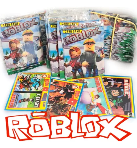 100 PACOTINHOS DO CARD GAME ROBOLX COM 400 CARDS