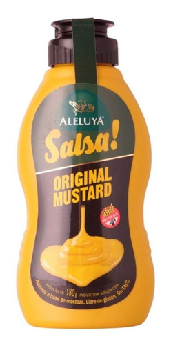 Salsa Mostaza Original Mustard Aleluya 180 Gr
