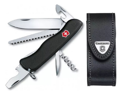 Cortaplumas Victorinox Forester Negra 12 Usos + Funda.