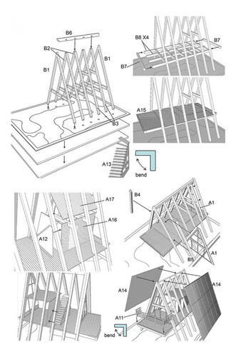 Kit De Modelo De Madera Casa 3d Puzzle De Madera Con Tierra