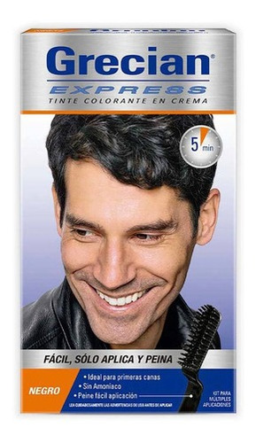 Tinte Grecian Express Tinte colorante en crema tono negro