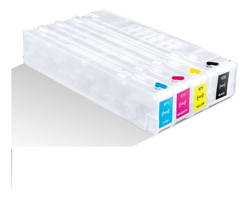 Kit Cartuchos Rellenables Sin Chip Para Hp 970 974 973 972 (Usado)