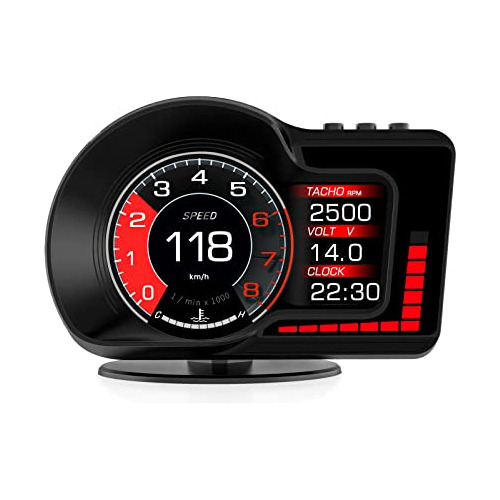 Indicador Digital De Velocidad Automóvil Obd2+gps Up D...