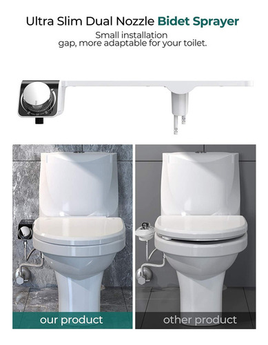 Xx Bidet De Agua Fría Baño Wc Inodoro No Eléctrico Genérico