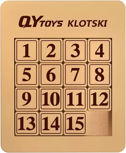 Puzzle Klotski Magnético Jogo De Logica Bloco Deslizante 4x4