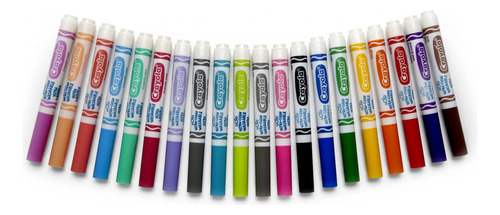 Crayola Ultra-clean Washable Broad Line Markers, 20 Piezas