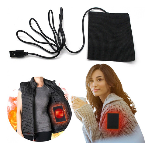 Almohadilla Termica Usb Chaleco Portatil Chaqueta E