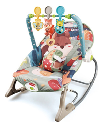 Silla Nido Musical Vibradora Bebe Gris Gris
