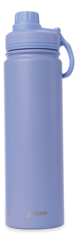 Garrafa Térmica Gocase Fresh Inox Parede Dupla Isolada 650ml Cor Azul-claro