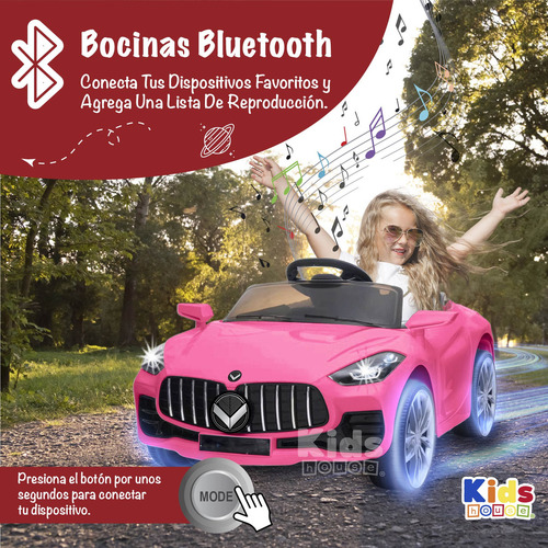 Kids House Carro Para Niños Montable Infantil Dash, con Luz, Música USB MP3, Educación Temprana, Batería Dual, Diseño Compacto y Seguro, Ideal para Aprender Jugando