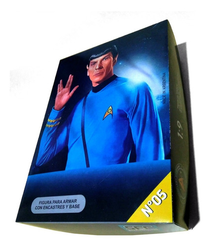Spock Model Kit Para Armar Y Pintar Escala 1:9 De 11 Piezas