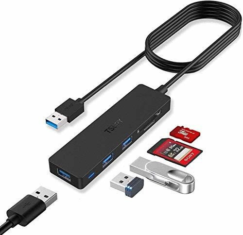 Hub Usb 3.0 Hub Multi Usb Con Cable Extendido De 4 Pies...