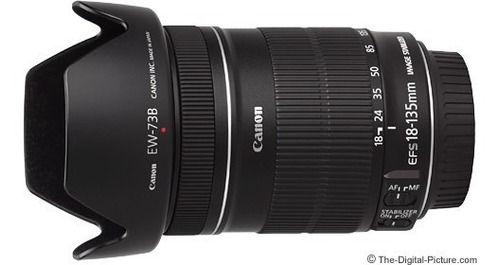 Lente Canon 18-135 Mm Nova 3 Vezes De Uso