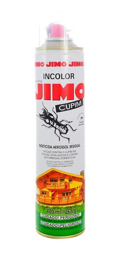 Insecticida Spray Aerosol Termitas Polillas 400ml Jimo Cupim