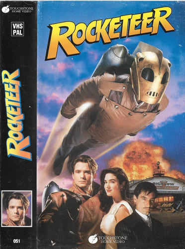 Rocketeer Vhs Bill Campbell Jennifer Connelly Disney 1991