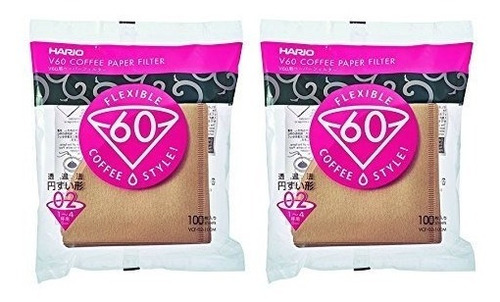 Hario V60 Filters Coffee 200count Natural