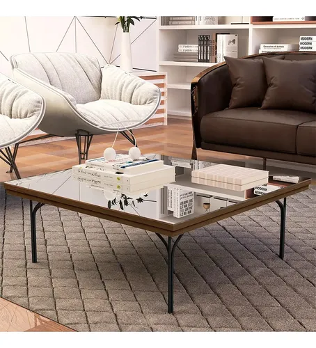 Mesa De Centro Be Espejo Canela - Be Design