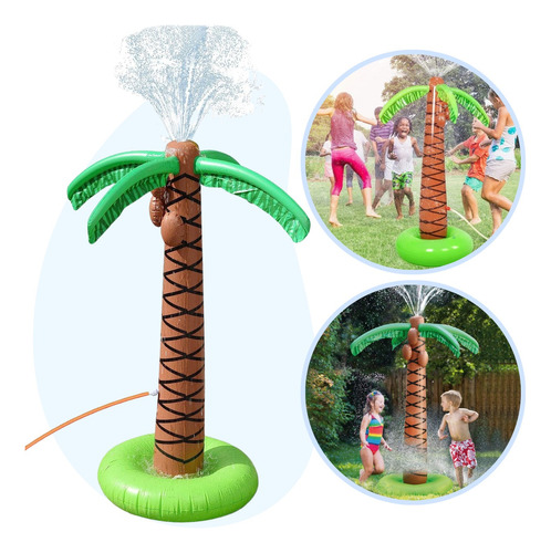 Inflable Aspersor Palmera Fuente Acuatica Juguete Niños