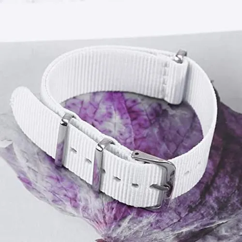 Reloj de trabajo y reloj inteligente Nato Zulu de nailon de 22 mm