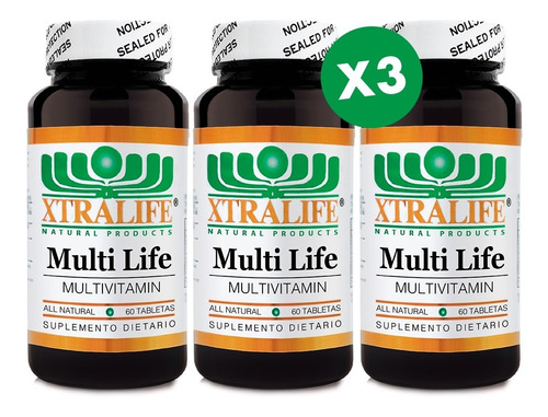 Promo 3 Multivitamin(multilife) - Unidad a $583