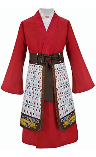 Ugoccam Heroine Mulan Traje Adulto/niños Halloween Cosplay V