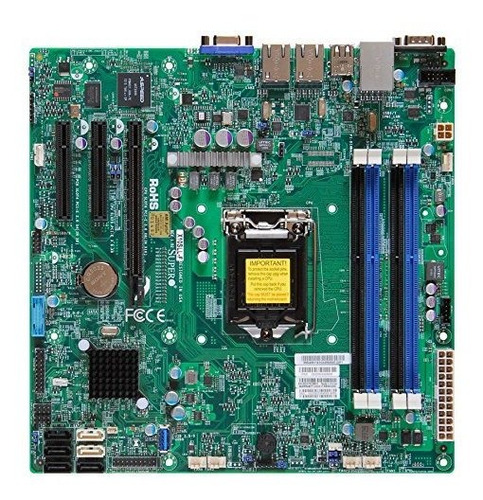 Supermicro Tarjeta Madre Micro Atx Ddr3 1600 Lga 1150 Placas