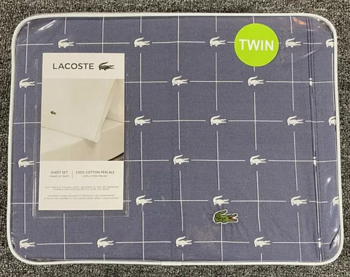 Juego De Sabanas Lacoste Original 100% Algodón Top Deluxe