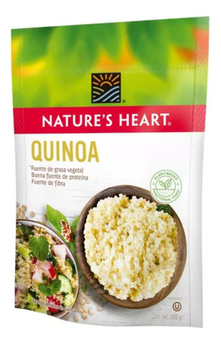 Bolsa Nature's Heart quinoa 100% natural de 500 gramos
