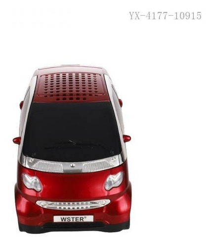 Parlante Portátil Carro Bluetooth Fm Usb Sd Recargable Ws233