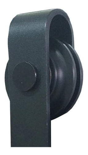 Imagen 5 de 9 de Kit Granero Premium Acero Negro Guia De 2 Mts. Completo