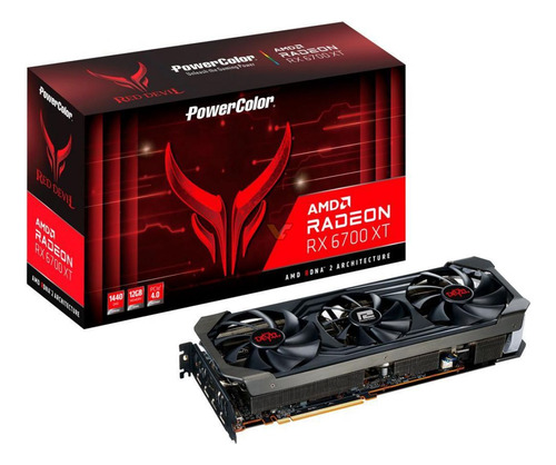 Placa Video Amd Radeon 6700 Xt 12gb Impecable En Caja !!! (Usado)