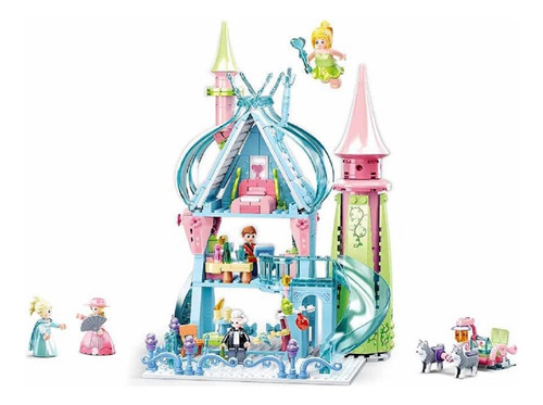 Sluban Girl's Dream Castillo De Hadas M38-b0898 447 Piezas 447 Castillo De Hadas