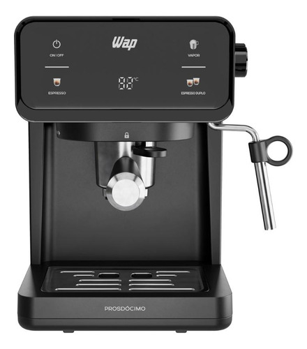 Cafeteira Espresso Digital Wap Com Vaporizador De Leite 220v
