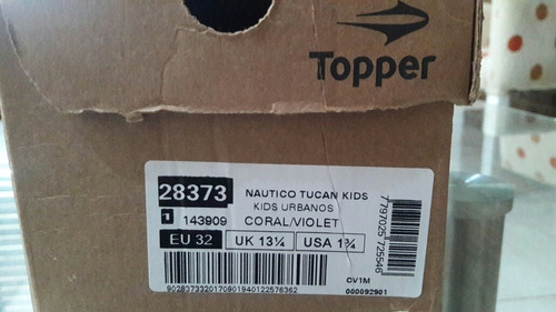 Zapatillas Topper Mod. Náutico Tucan! Oportunidad!!